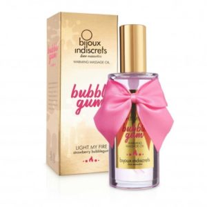 Light my fire - Bubblegum huile de massage chauffante