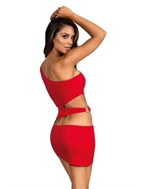V-9249 Robe - Rouge – Image 2