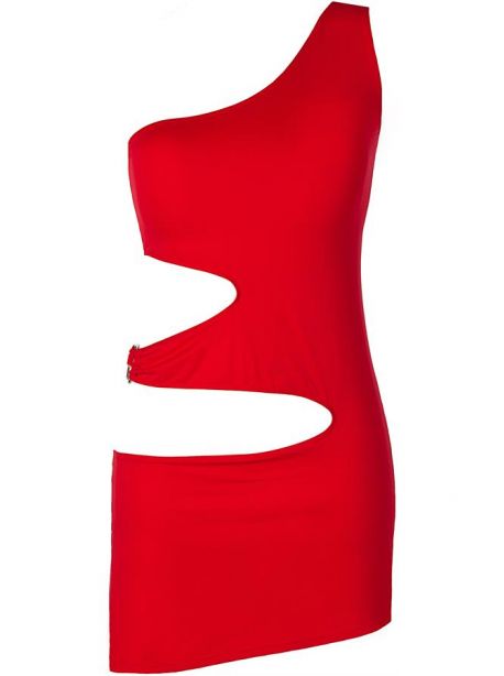 V-9249 Robe - Rouge – Image 4