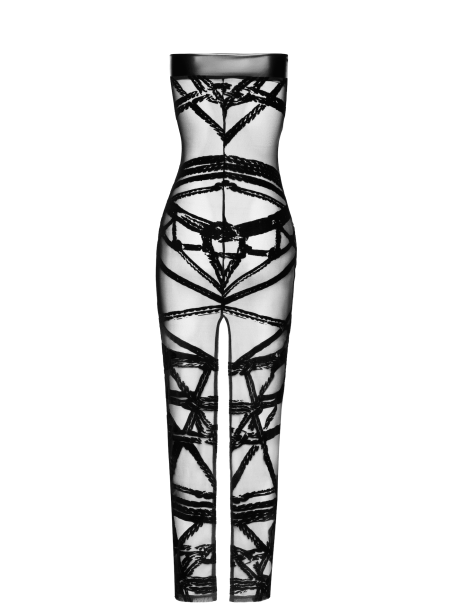 F358 Bondesque Opera Robe longue épaule décolletée – Image 8