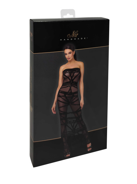 F358 Bondesque Opera Robe longue épaule décolletée – Image 9