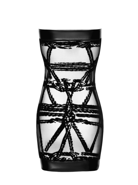 F359 Bondesque Mini robe épaule dénudée – Image 6