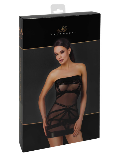 F359 Bondesque Mini robe épaule dénudée – Image 7