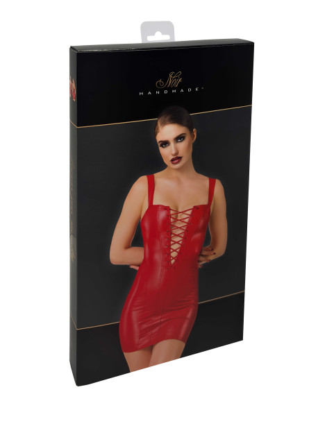 F364 Bombshell mini robe lacée red – Image 8