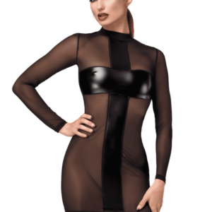 F369 Crossfire Mini Robe en maille et wetlook