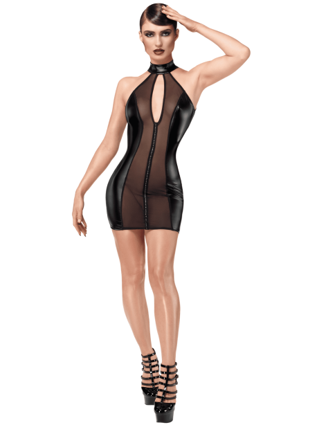 F370 Luxuria Mini robe cristal transparente – Image 4