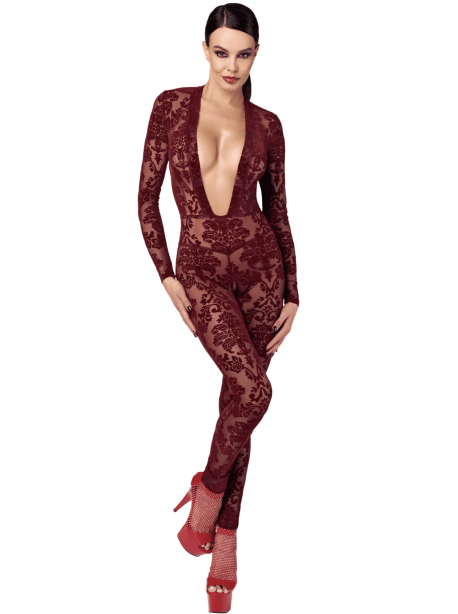 F382 Kink Royal Catsuit – Image 2