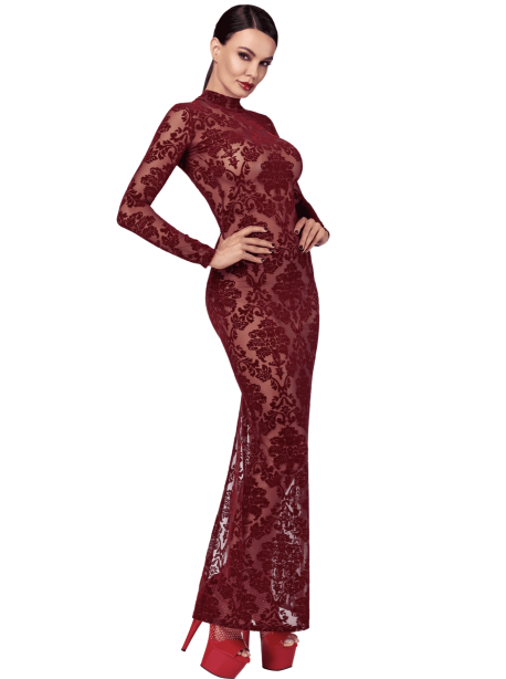 F383 Kink Royal longue robe – Image 2