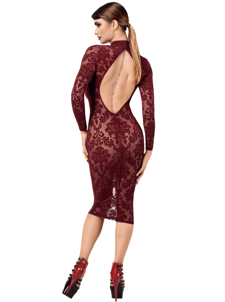 F384 Kink Royal Robe mi-longue – Image 3