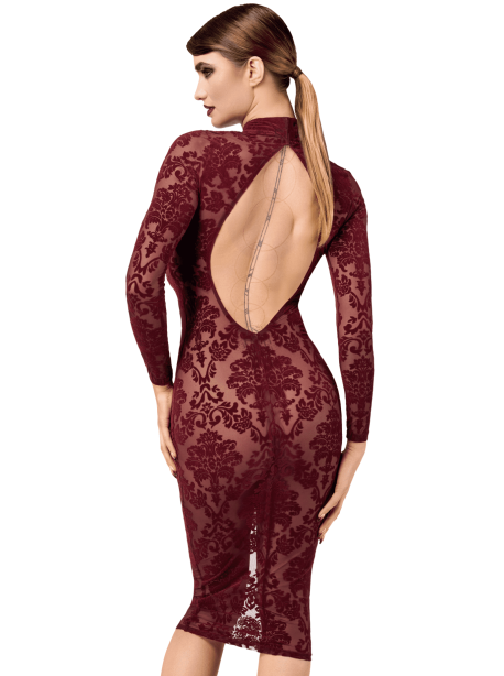 F384 Kink Royal Robe mi-longue – Image 4