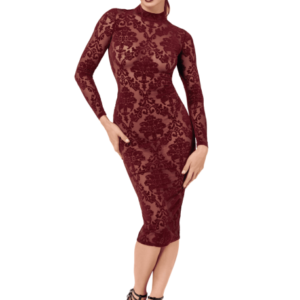 F384 Kink Royal Robe mi-longue