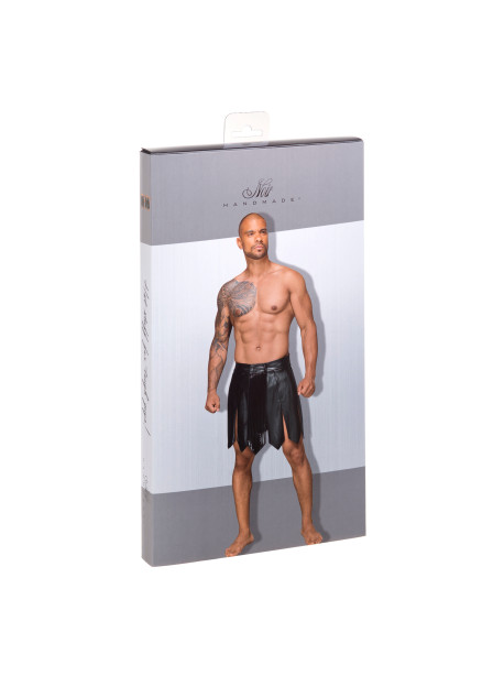 H053 Jupe gladiateur pour homme en cuir – Image 5
