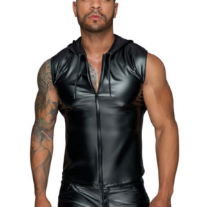 H062 Chemise à capuche avec fermeture éclair