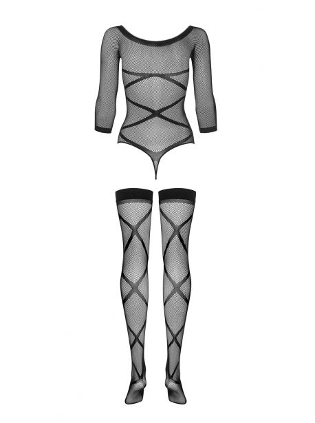 G320 Bodystocking - Noir – Image 6