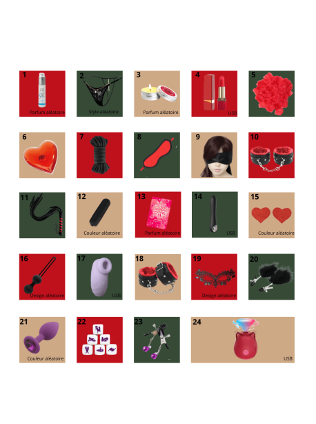 Calendrier de l’Avent érotique 24 surprises pour couple lesbien - 2026 – Image 3
